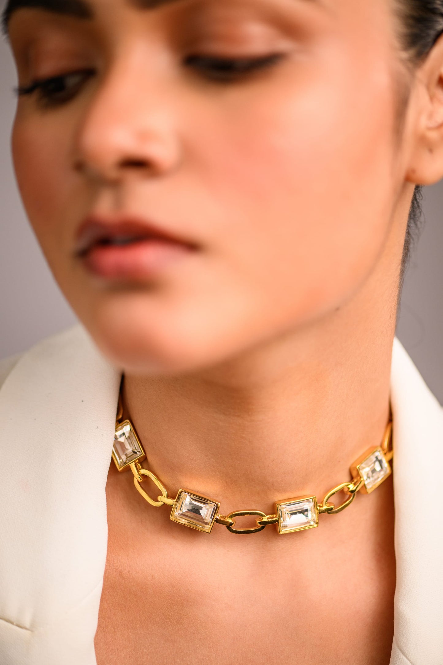 Crystal Linked Choker