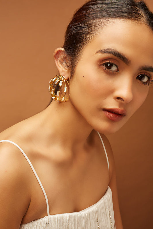 RUBY BHATIA IN DISCO EARRINGS