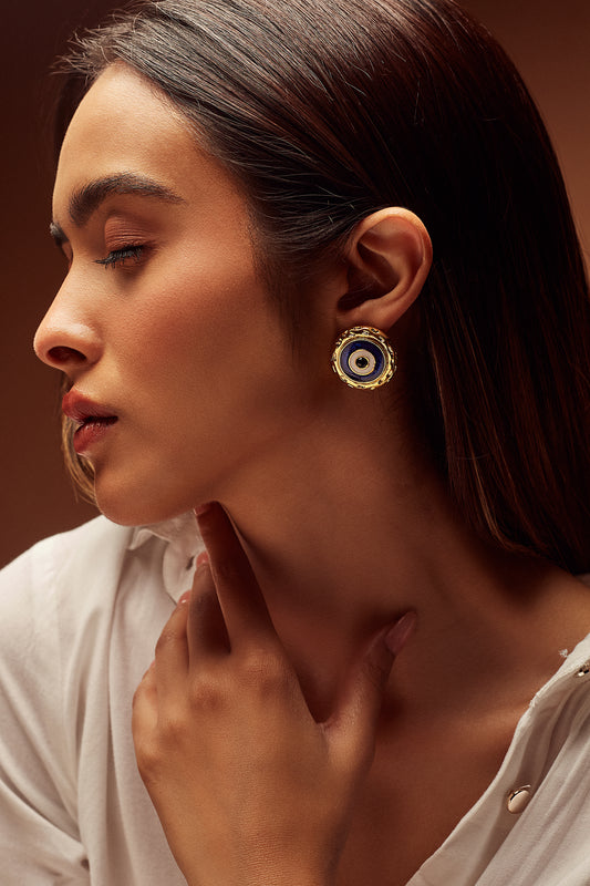 Evil Eye Stud Earrings
