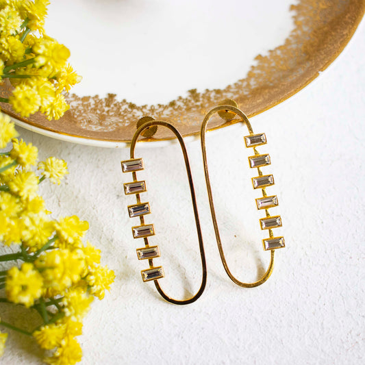 One Way Long Earrings