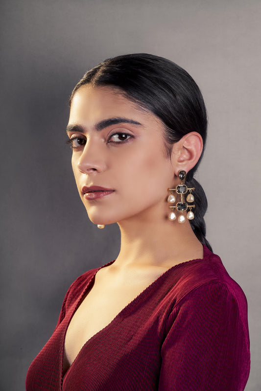 Passion Modern Chandelier Dangler Earrings