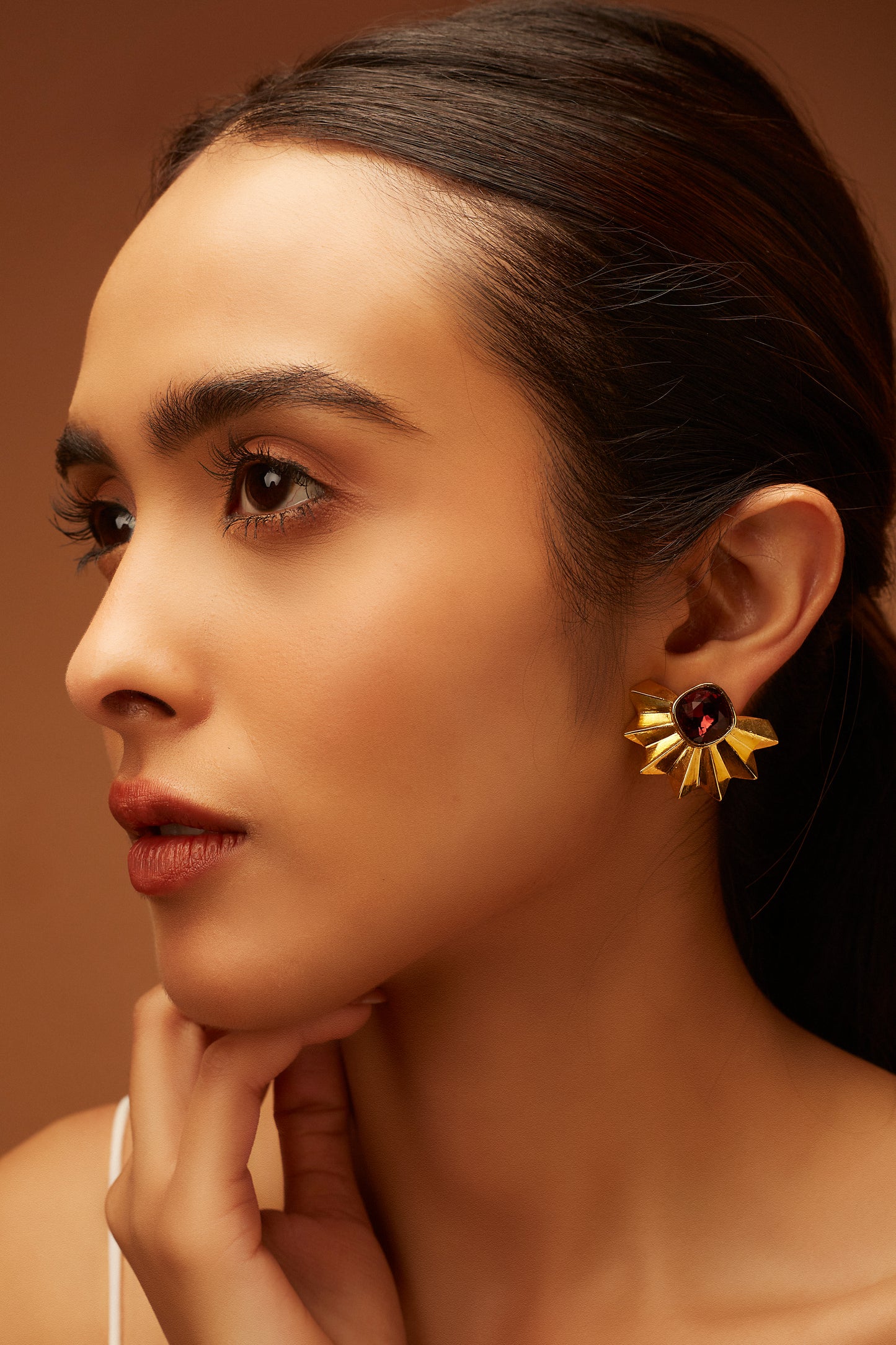 Peacok Stud Earrings