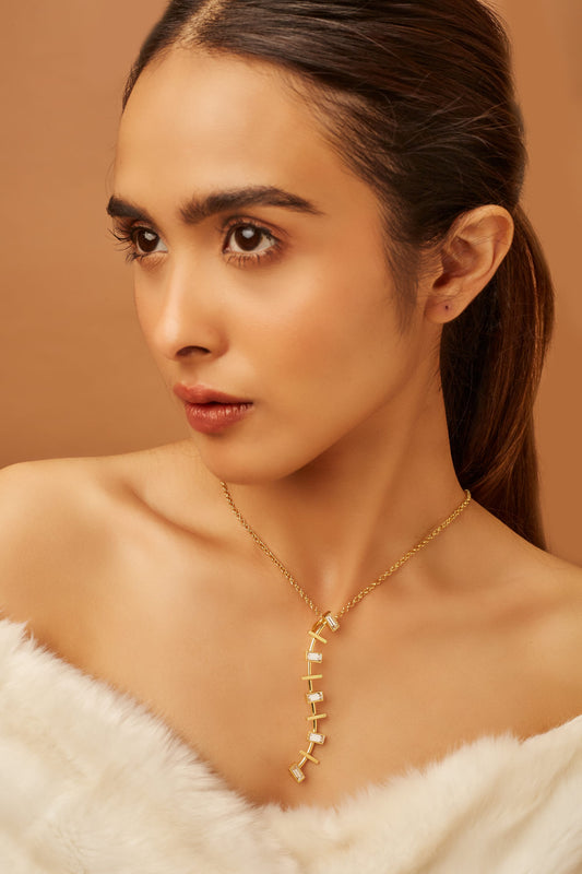 Wave Pendant Necklace