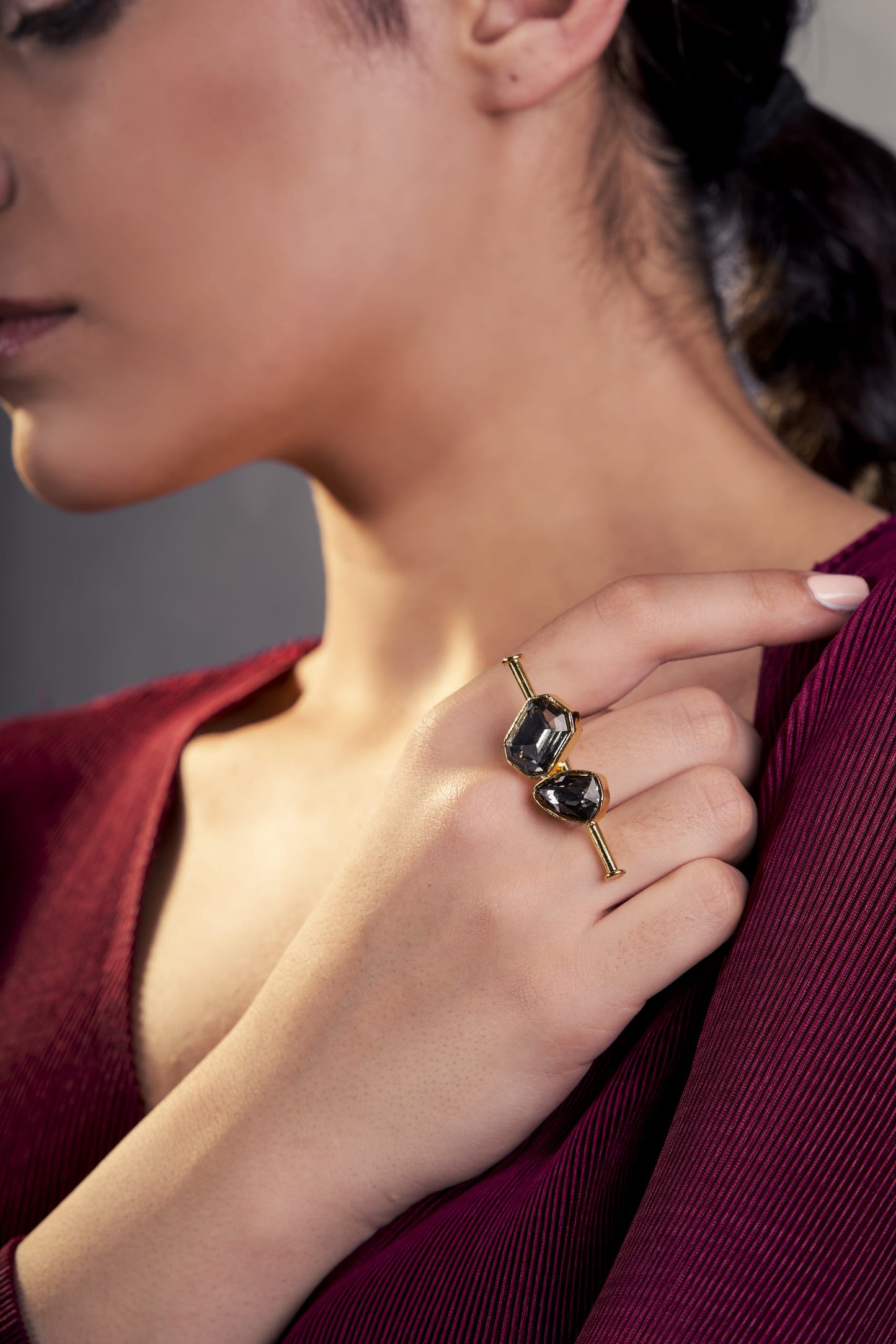 Bold Stoned Ring