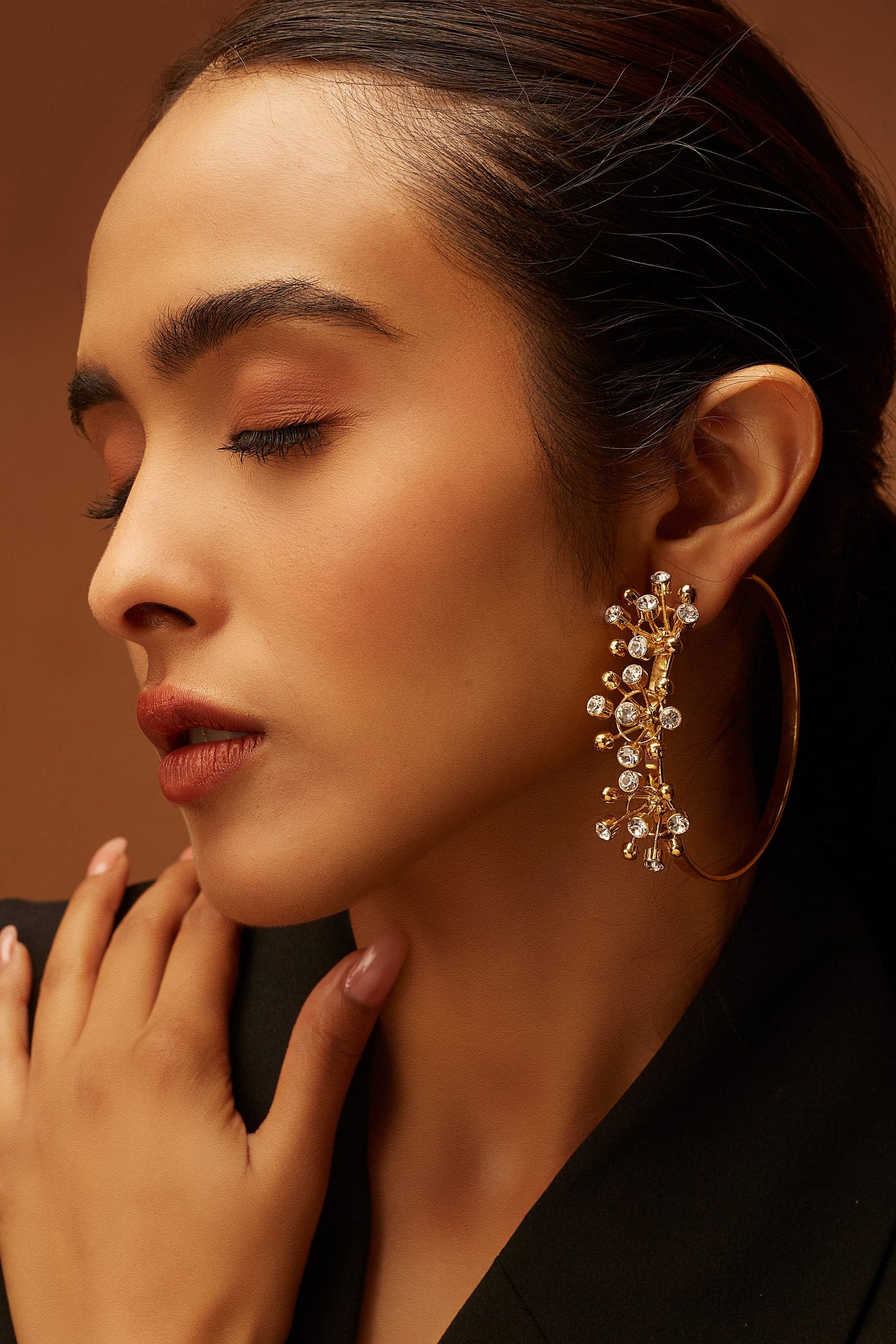 Flora Hoop Earrings