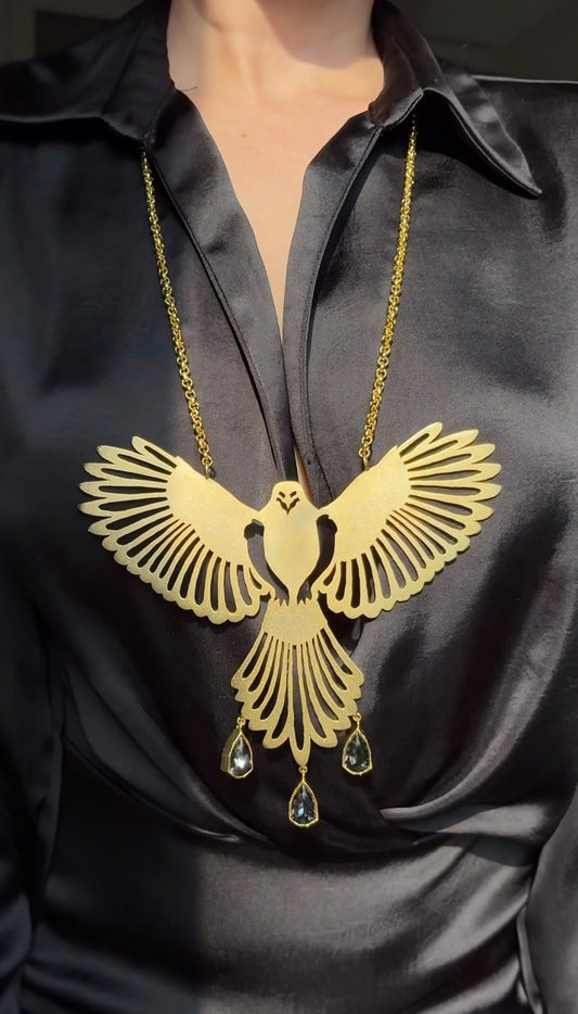 Falcon Cutwork Necklace