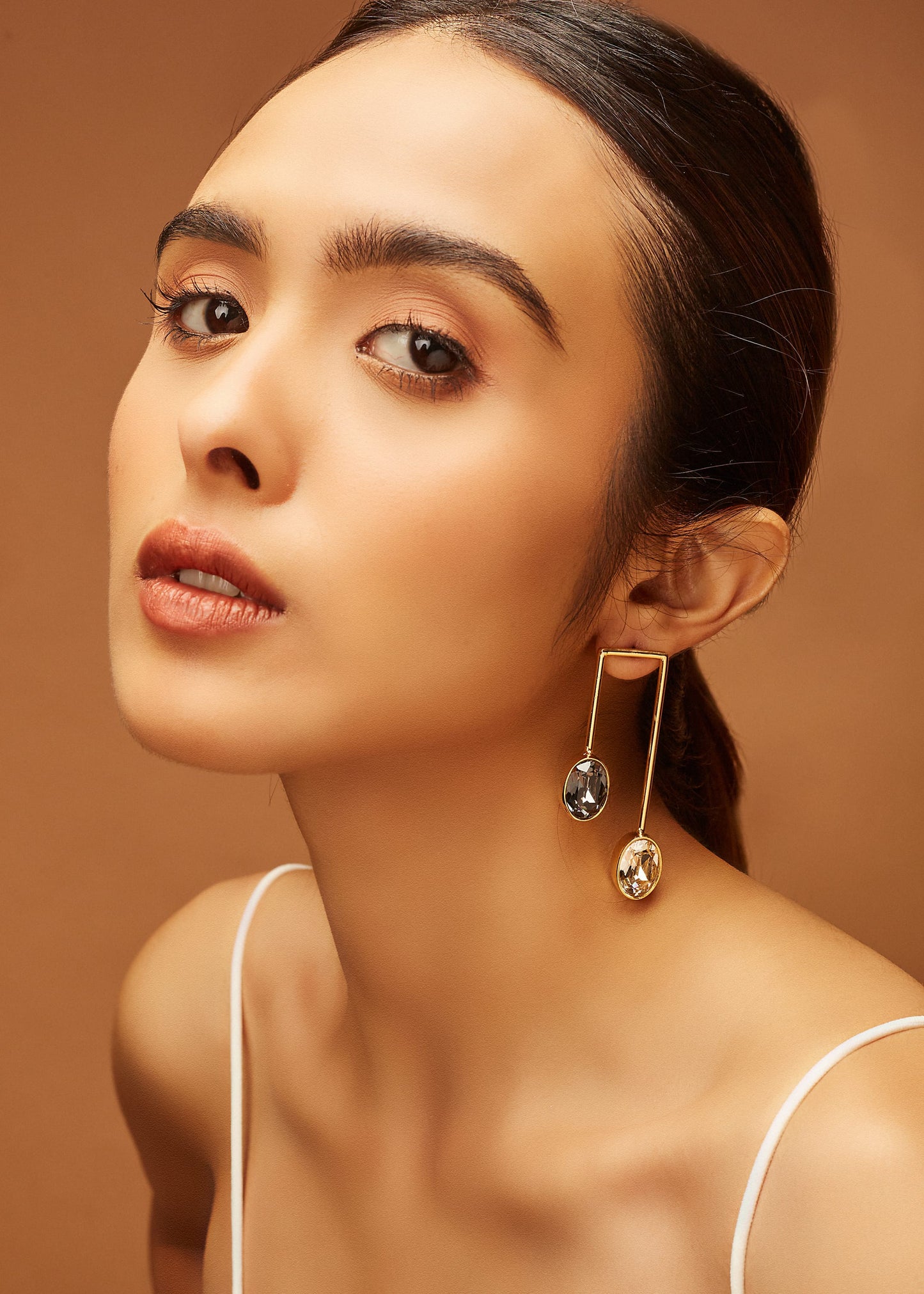 Mismatched Parallel Earrings