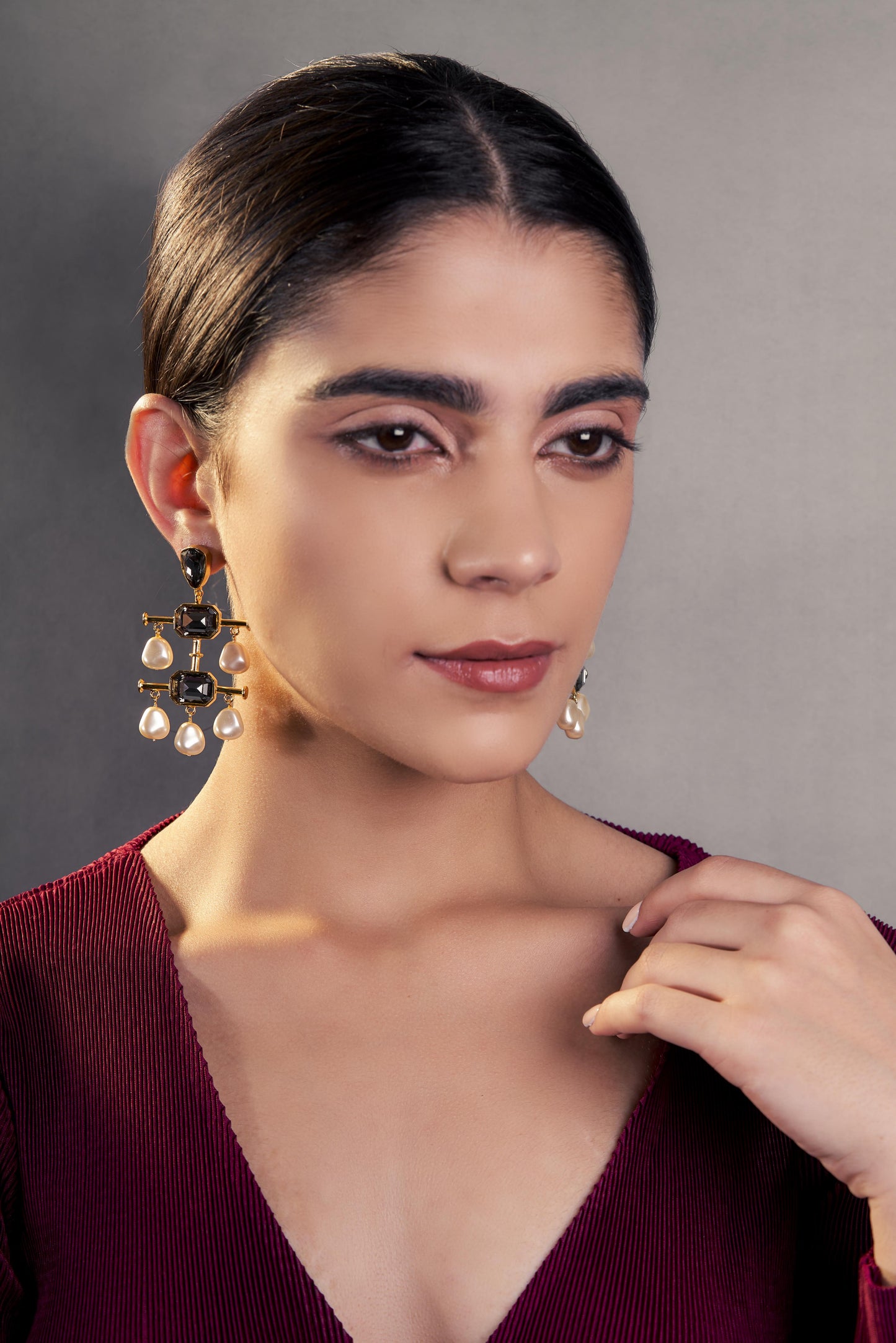 Passion Modern Chandelier Dangler Earrings