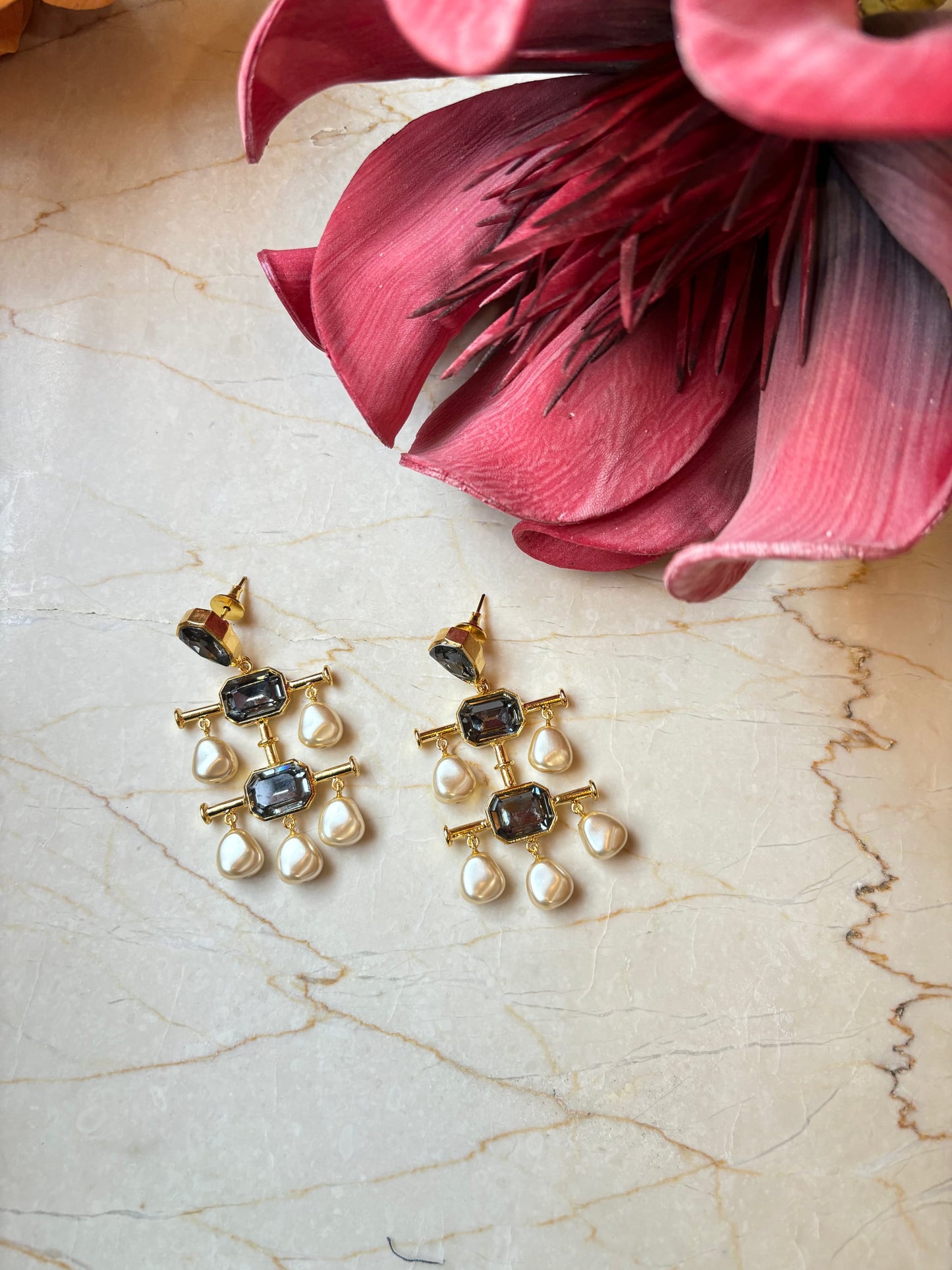 Passion Modern Chandelier Dangler Earrings