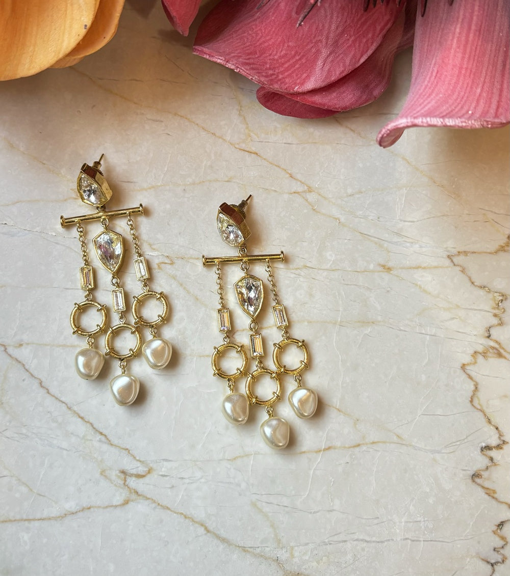 Passion Modern Chandelier Dangler Earrings