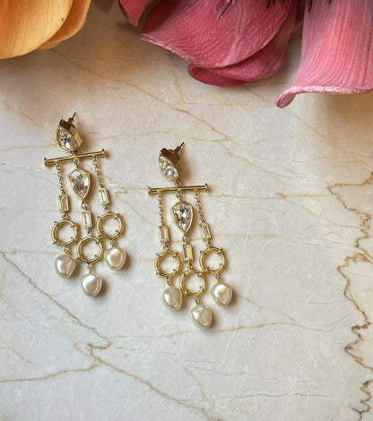 Passion Modern Chandelier Dangler Earrings
