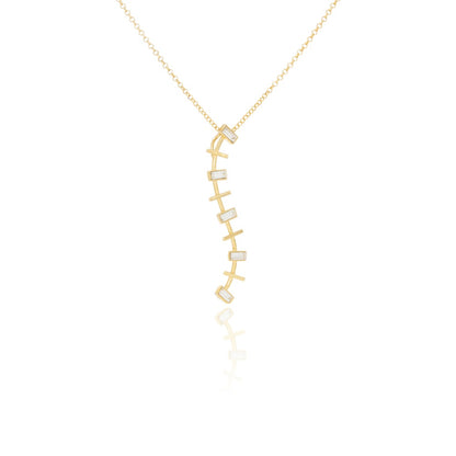 Wave Pendant Necklace